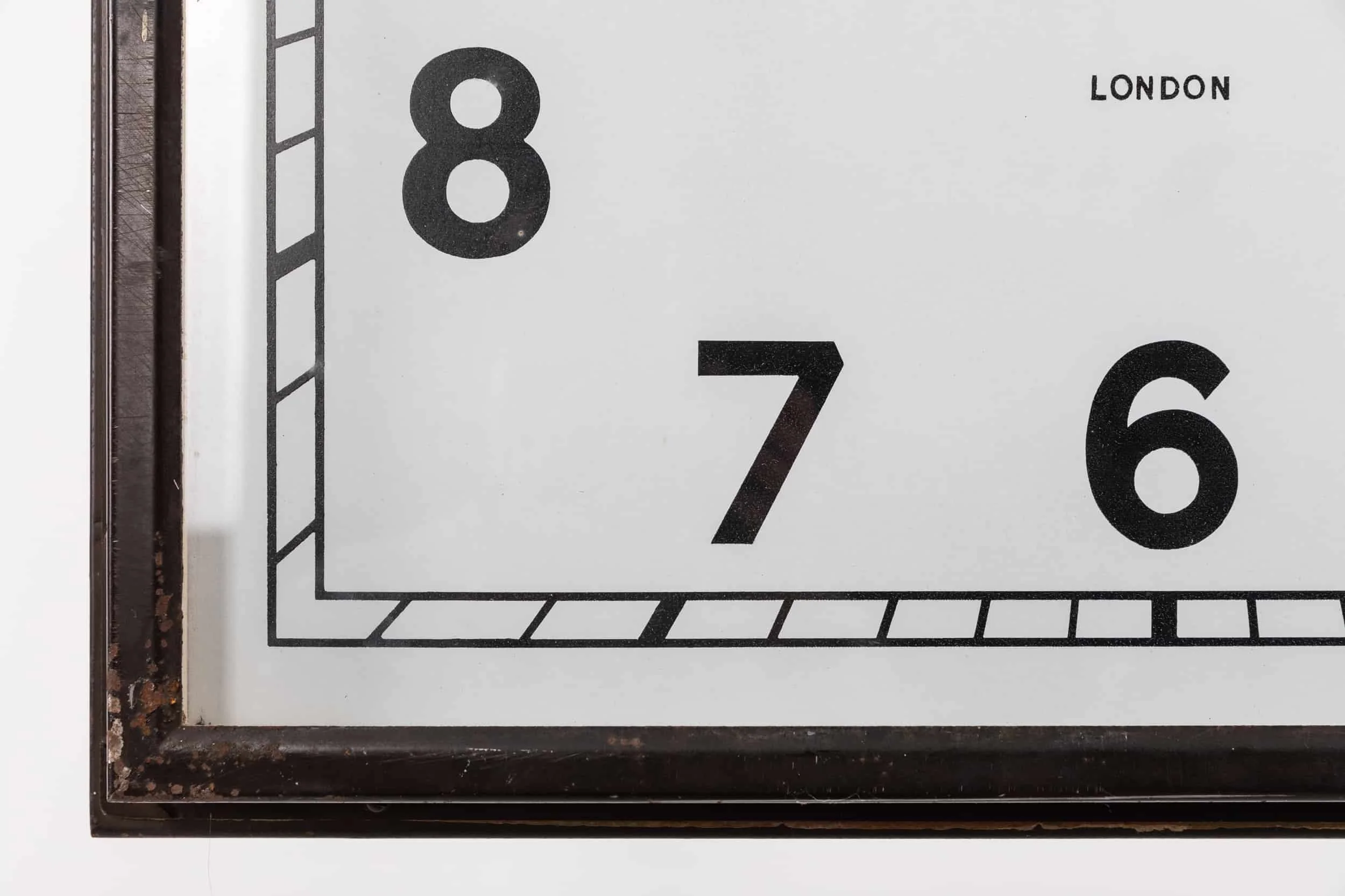 Large Double Sided Smiths Electric Clock — Antiques Workshop